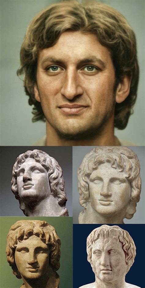 Alexander The Great Facial Reconstruction From His Marble Busts 330