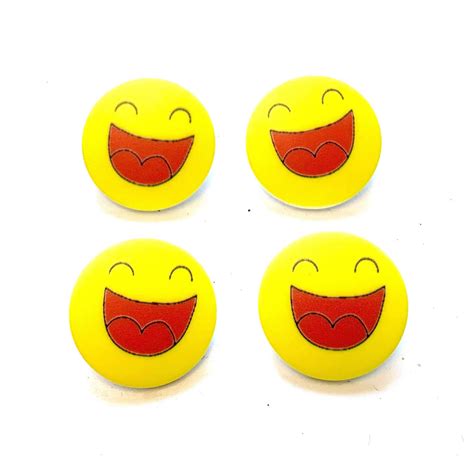 Smiley Face Buttons Mental Health Emoji Emoticon Shank Flat Etsy Israel