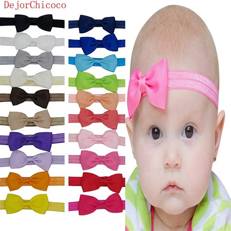 Cute Baby Infant Elasticity Headband Solid Candy Color Baby Kids Girls
