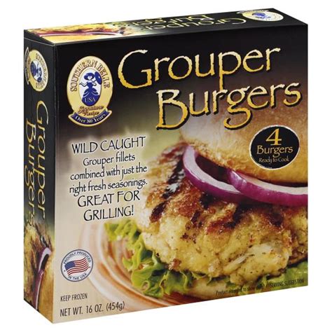 Southern Belle Grouper Burgers Publix Super Markets