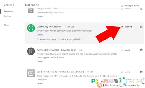 Here you can review the settings and permissions granted to any chrome addon and remove the ones you find intrusive. How to Install & Uninstall or Enable & Disable a Google ...