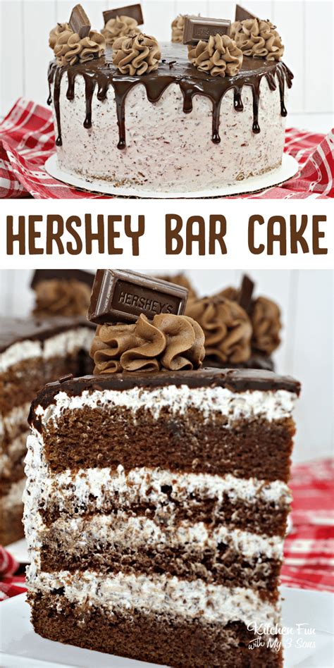 Hershey Bar Cake Kitchen Fun With My 3 Sons