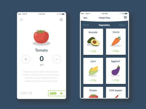 Check out these awesome grocery shopping list apps to help you stay organized! Veggies Shopping List | Supermarket app, App design, Ios app
