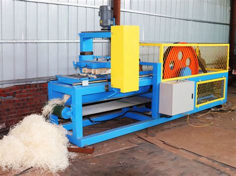 3kw Wood Wool Machine 380v Excelsior Wood Shavings With Rope Cutter