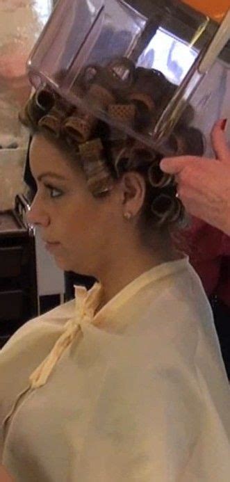 pin by her cuck on sexy in curlers bleached hair natural hair regimen hair rollers