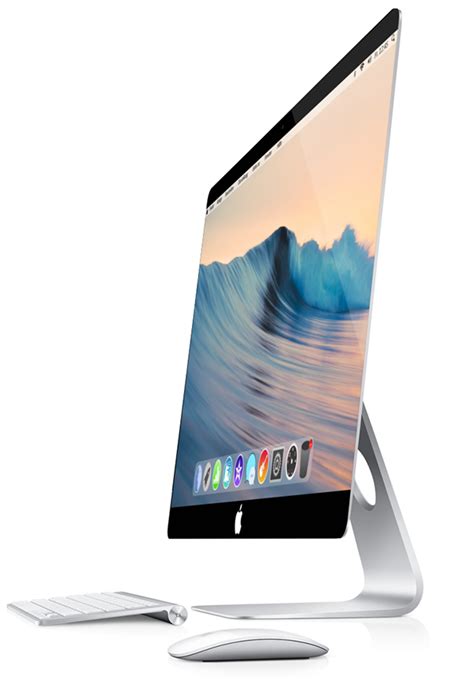 New apple imac hides an expensive shock. iMac 2015 with OSX 10.10 and Frameless Sceen on Behance