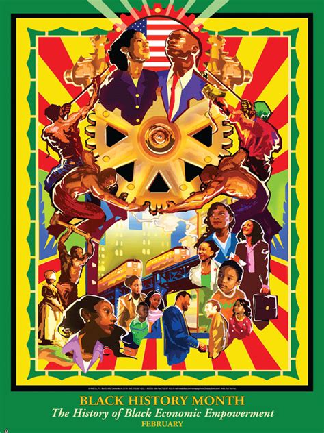 Black History Month The History Of Black Economic Empowerment Poster
