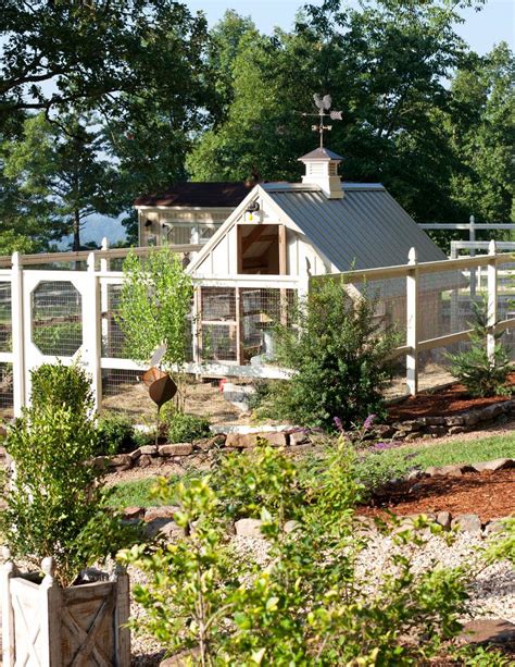 cottage coop and run chicken garden backyard farming chickens backyard