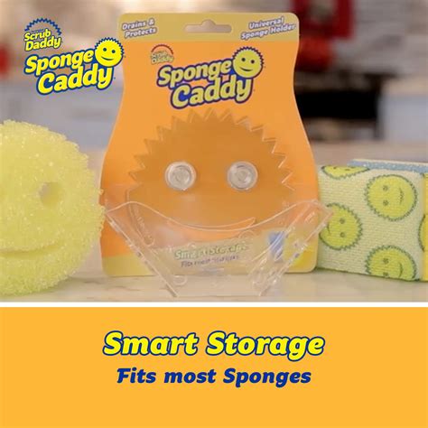 Scrub Daddy Sponge Holder Sponge Caddy Suction Sponge Holder Sink