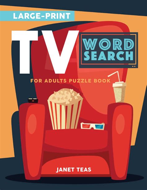 Tv Word Search For Adults Large Print Puzzle Book 70 Tv Show Puzzles