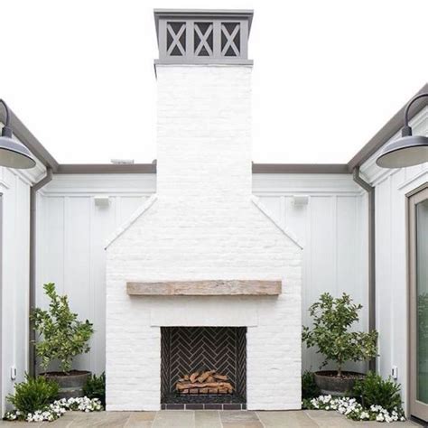 I have a two story home and need to paint the exterior.however, the chimney is very high and i need advice on how to paint an area that high up,ladders,lift or wood sided, painted with an exterior paint and it is on the side of the house surrounded by the lawn. Pin by DESIGNED w/ Carla Aston on exterior. | Outdoor ...