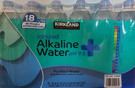 Buy KIRKLAND SIGNATURE Alkaline Water 33 8 Fl Oz Pack Of 18 Online