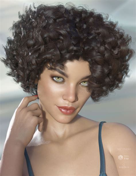 Gizelle Hair For Genesis 3 And 8 Females Daz 3d