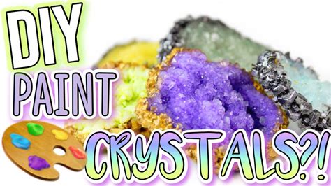 Diy Crystals Using Acrylic Paint Never Seen Before Growing Crystals