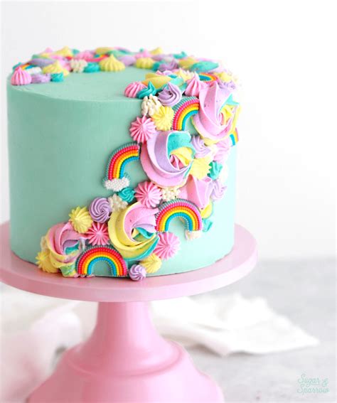The Easiest Way To Make Rainbow Buttercream Colors Sugar And Sparrow