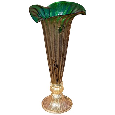 Murano Glass Vase At 1stdibs