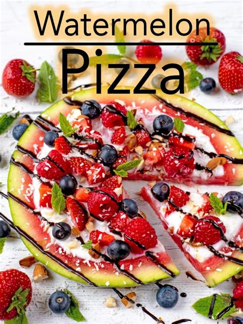 Watermelon Fruit Pizza Hungry Healthy Happy