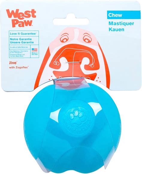 Pet Supplies Pet Chew Toys West Paw Zogoflex Jive Ball Dog Chew Toy