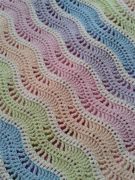 Baby Crochet Ripple Afghan Free Pattern Cedric Walkers Coloring Pages