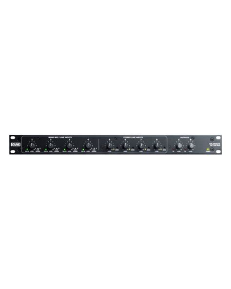 Rane Professional Mlm82s 8 Channel 4 Stereo 4 Mono Input