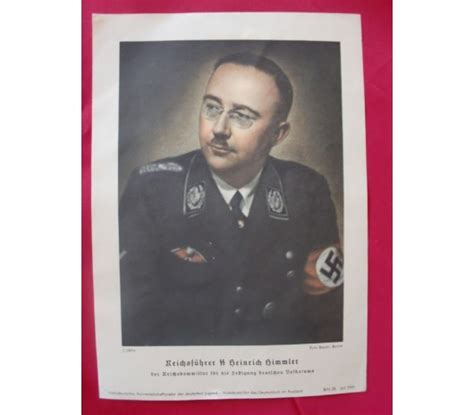 Heinrich himmler (deceased) former body stats. Himmler Color Print