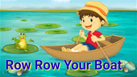 Row Row Row Your Boatstd With Action Song Youtube