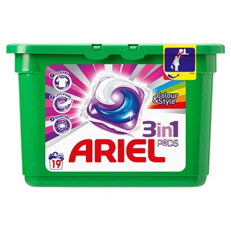 Ariel 3in1 Colour Pods 19 Washes