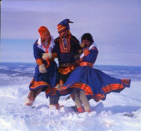 Traditional Clothing Of Laplandfinland Sami People Traditional