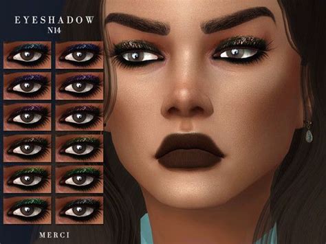 Eyeshadow In 12 Colours Found In Tsr Category Sims 4 Female Eyeshadow