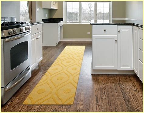 Buy tartan kitchen rugs and get the best deals at the lowest prices on ebay! Yellow Kitchen Runner Rug In Modern Kitchen | Rug runner ...