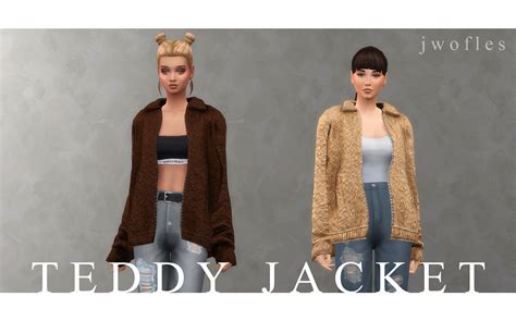 Mod The Sims Teddy Jacket