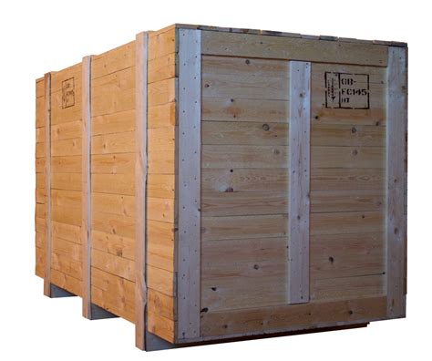 Wooden Shipping Crates And Cases Heat Treated Ispm15 Packaging