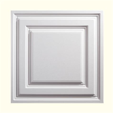 Check spelling or type a new query. Genesis 2 ft. x 2 ft. Icon Relief White Ceiling Tile-754 ...