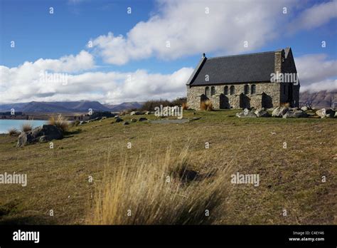 The Church Of The Good Shepherd Situated On The Shores Of Lake Tekapo