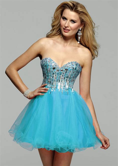 Clarisse 2016 Turquoise Cocktail Dress Beaded Bodice Prom Dress