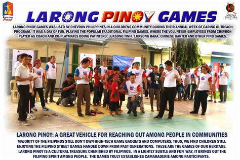 Creative Marketing Solutions Larong Pinoy As Corporate Pr Campaign