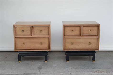 There are 2942 oak bedroom. Pair of Bleached Oak Nightstands by American of ...