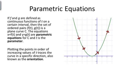 Parametric Equations And Calculus Ck 12 Foundation
