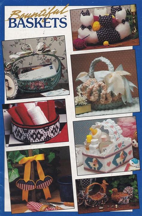 Bountiful Baskets Annies Attic Plastic Canvas Crochet Sewing Patterns