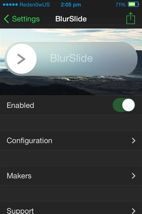 Blurslide Gives A Gorgeous Look To Your Slide To Unlock Slider