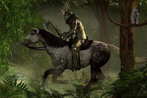An epic fantasy adventure based on the timeless arthurian legend, the green knight tells the story of sir gawain, king arthur's reckless and headstrong nephew, who embarks on a daring quest to confront the eponymous green knight, a. The Green Knight Digital Art by Daniel Eskridge