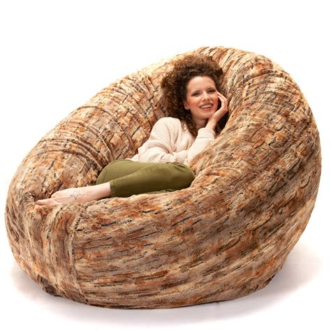 When you think of a bean bag chair, you might picture a college dorm room or a teenager's bedroom. Jaxx 6 Foot Cocoon - Large Bean Bag Chair for Adults ...