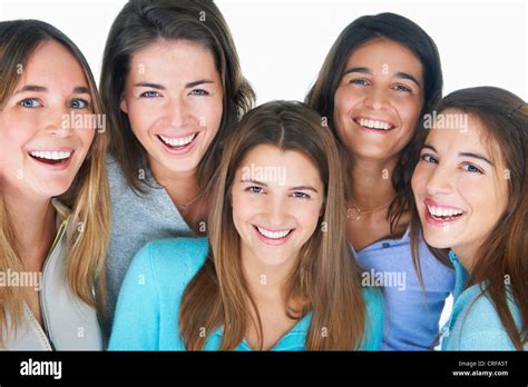 Group Of Women Smiling Together Stock Photo Alamy