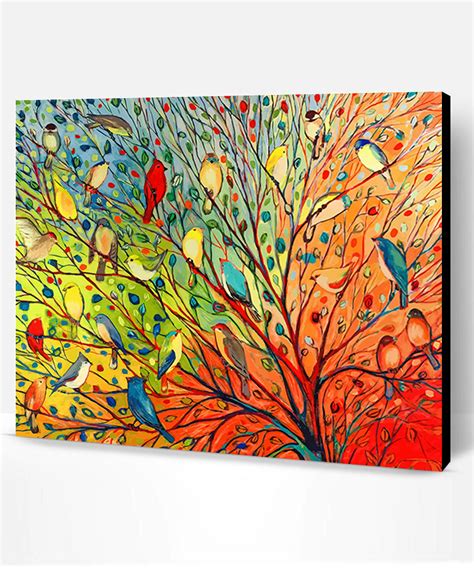 Tree Birds Paint By Number Paint By Numbers Pro
