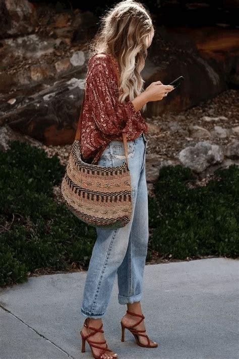 55 Popular Fall Outfits To Update Your Wardrobe Boho Style Outfits
