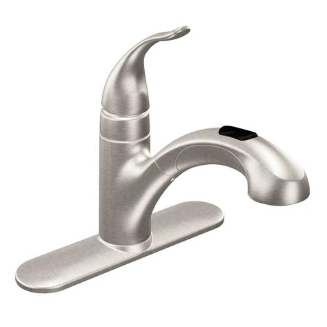 Handle pulldown spray and moentrol single handle kitchen faucet plumbing product pdf manual. MOEN Integra Single-Handle Pull-Out Sprayer Kitchen Faucet ...