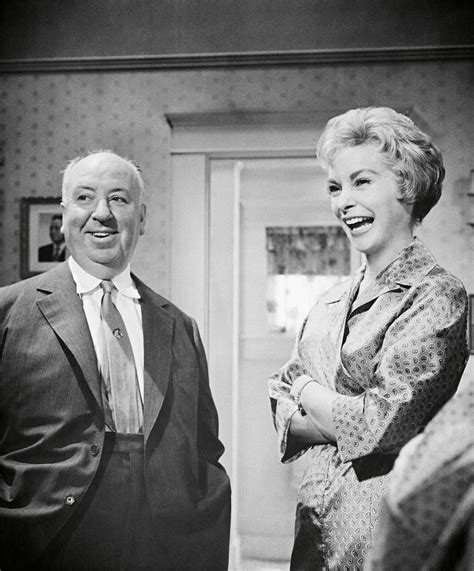 Alfred Hitchcock And Janet Leigh In Psycho 1960 Photograph By Album Fine Art America