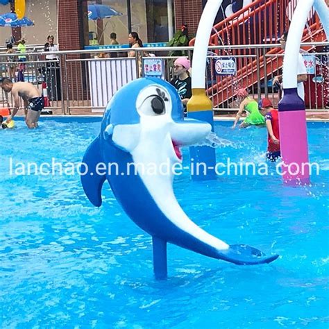 Fiberglass Water Park Swimming Pool Equipment Spray Dolphin China