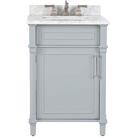 Browse our elevated, floor and wall vanities to find the ideal model that will transform your bathroom into a functional and dreamy space. Home Decorators Collection Aberdeen 24 in. W x 22 in. D ...