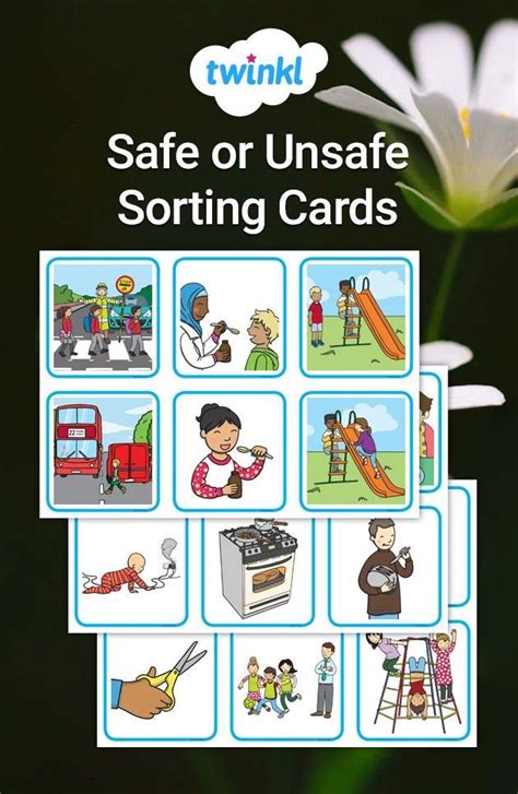 Safe Or Unsafe Sorting Cards Sorting Cards Task Cards Free